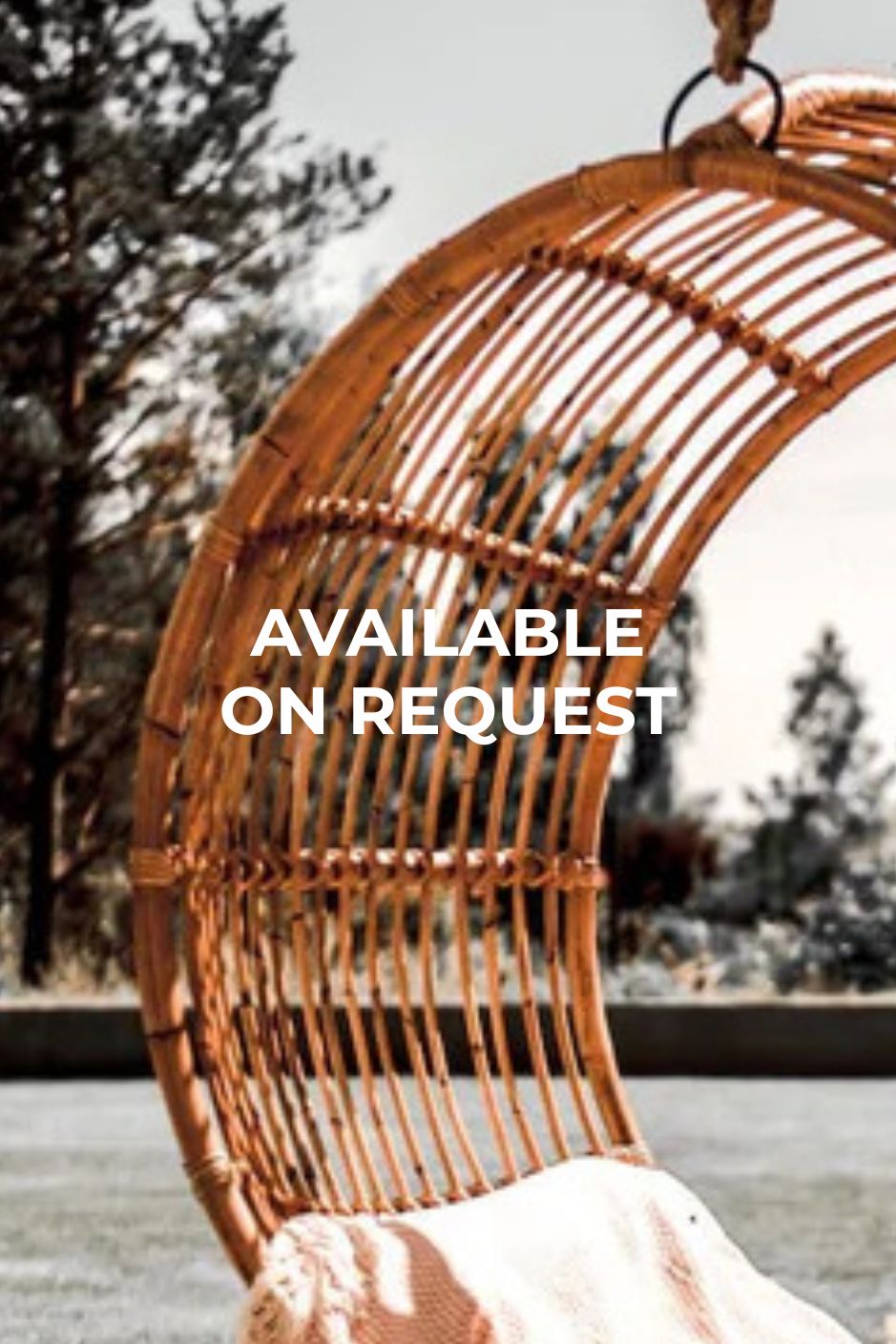 RATTAN HANGING CHAIR KAI SINGLE