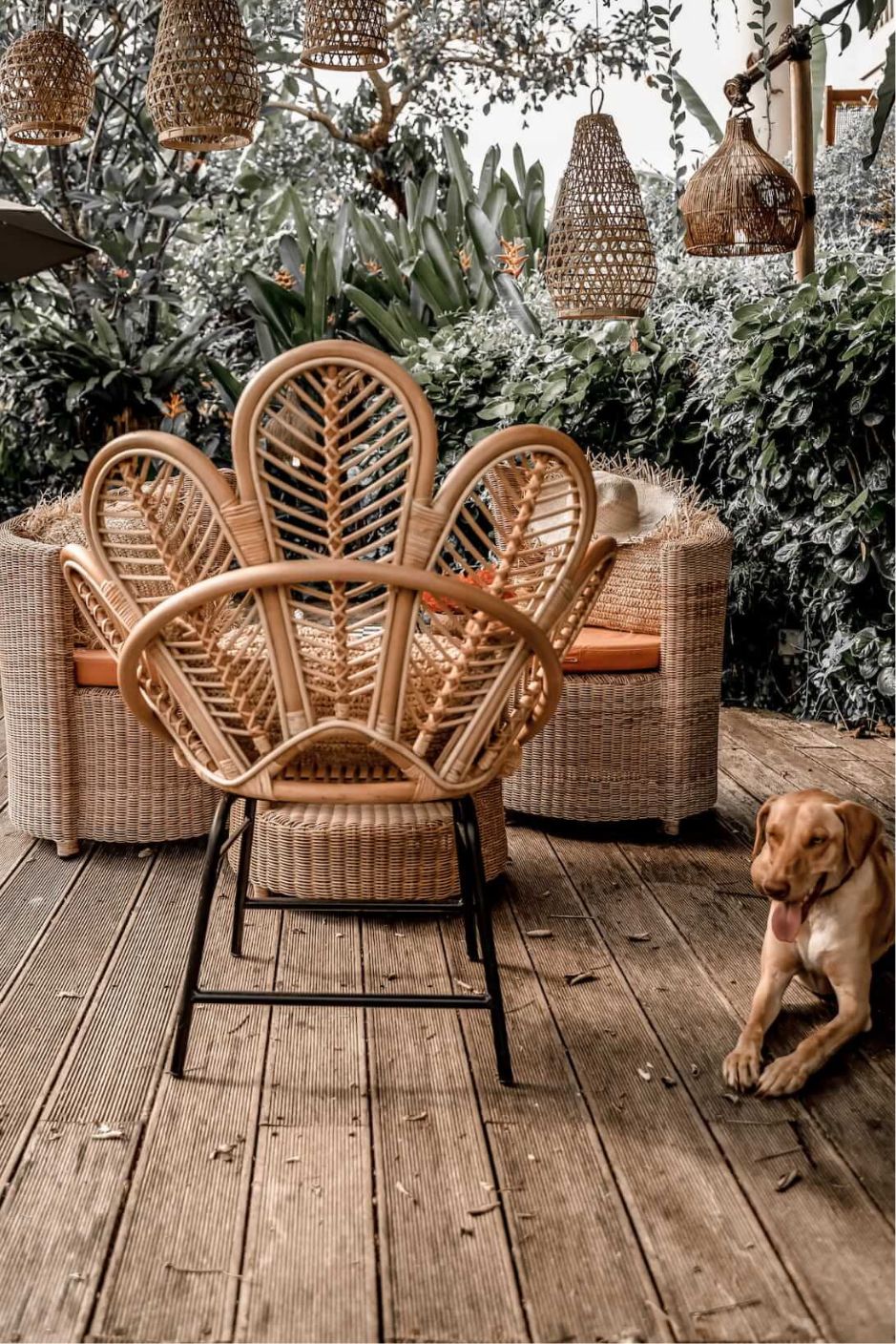 SIA FLOWER CHAIR NATURAL
