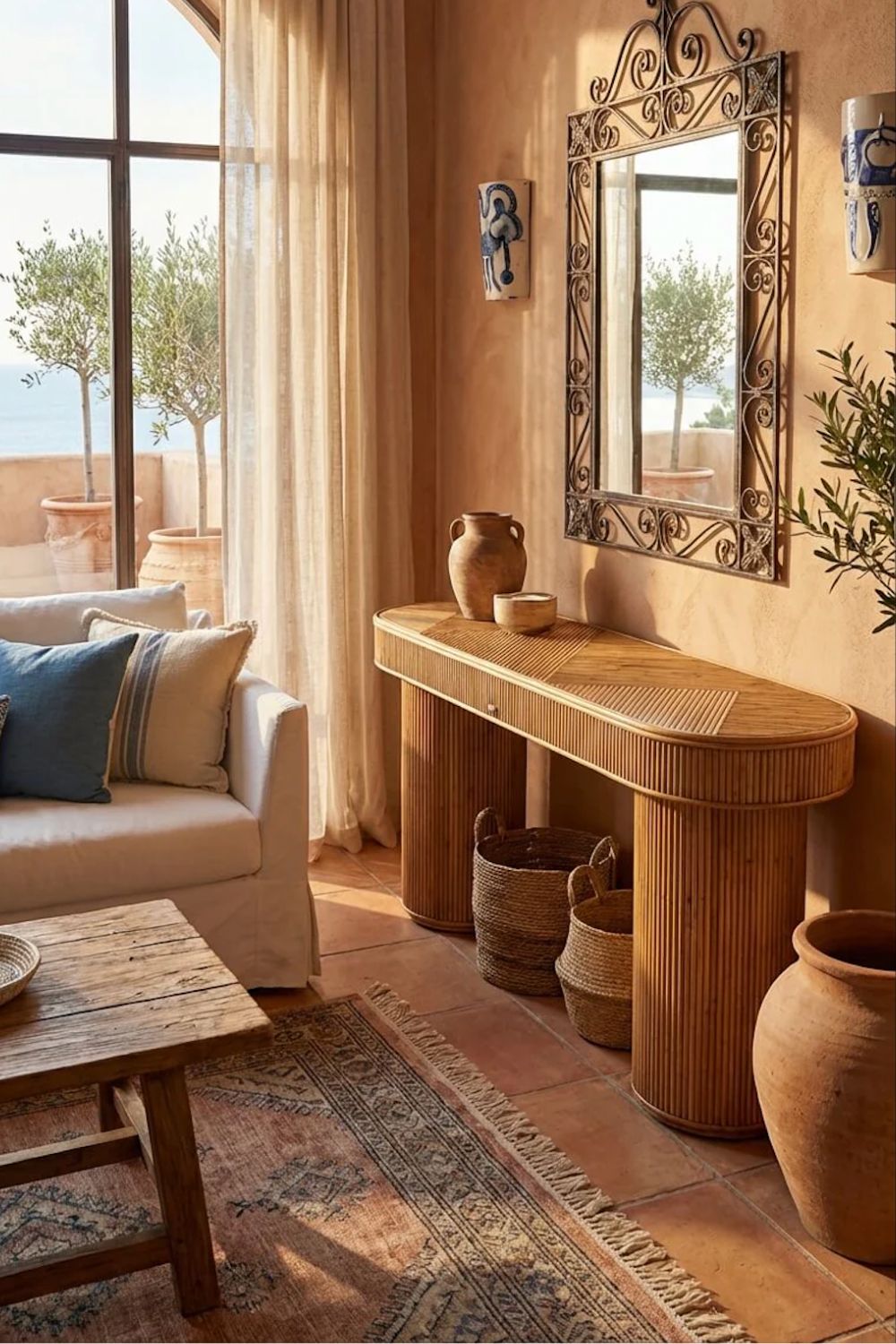 TEGAL KACA CONSOLE TABLE