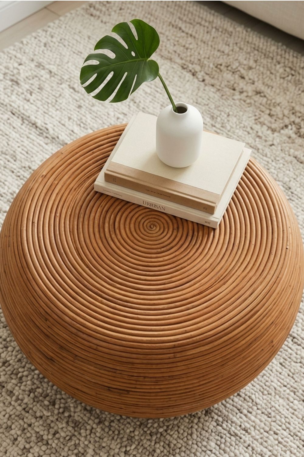 TEGAL TABLE ROUND COGNAC