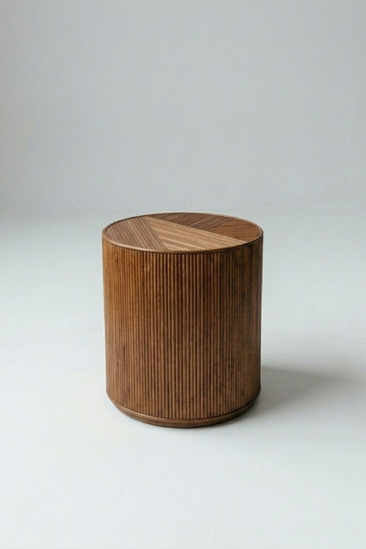 TEGAL JAY STOOL TABLE BROWN