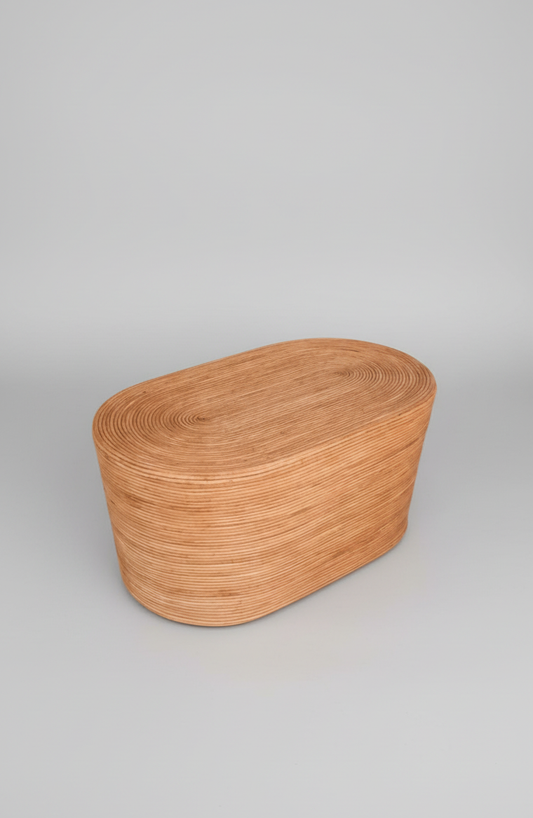 TEGAL TABLE OVAL COGNAC