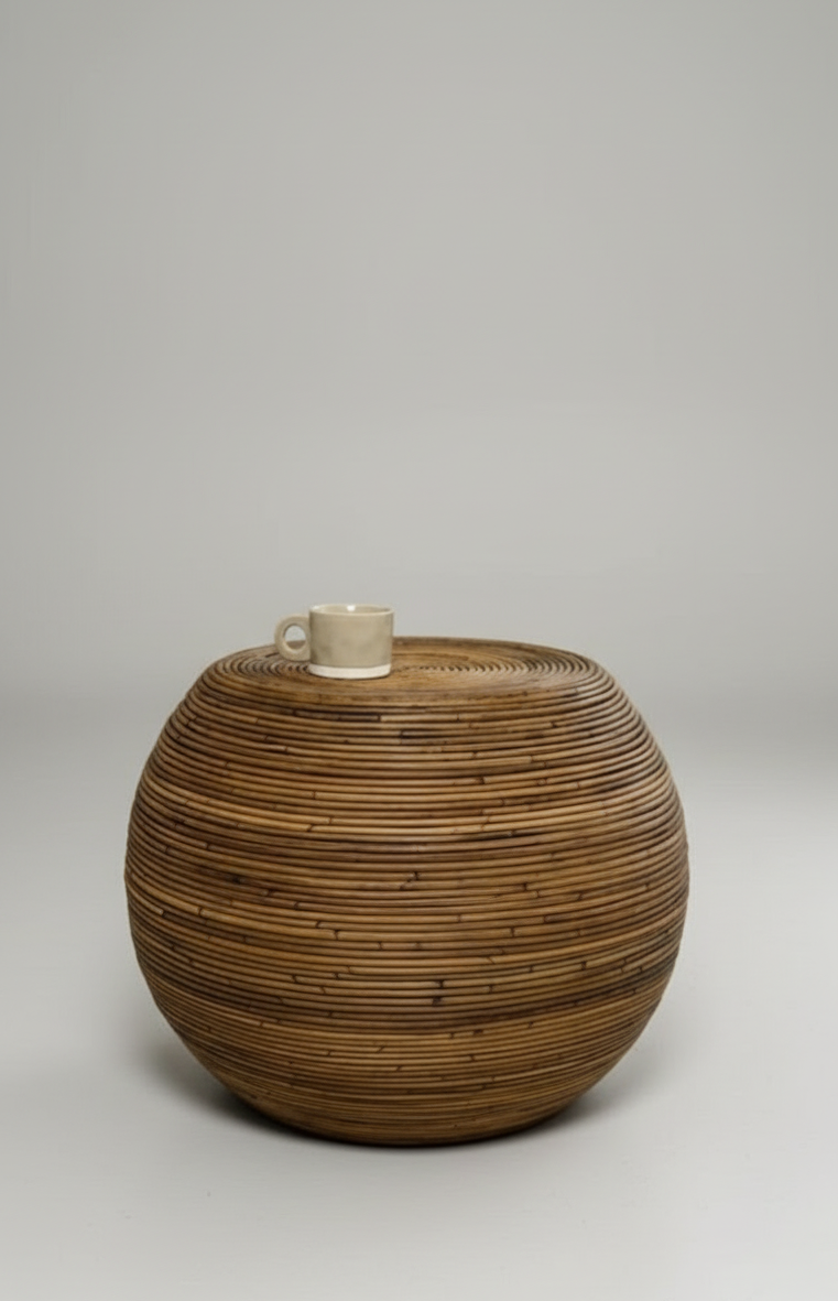 TEGAL TABLE ROUND TECHNO RATTAN