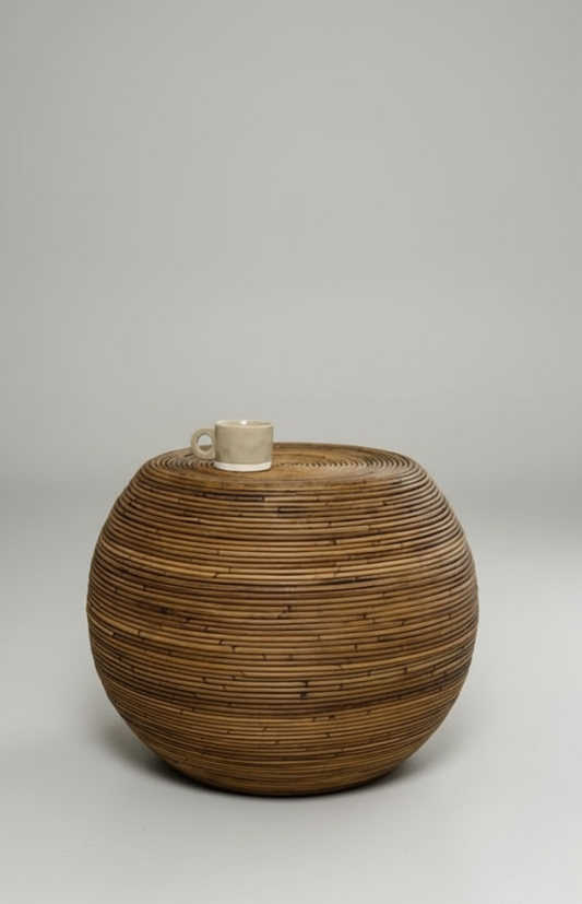 TEGAL TABLE ROUND BROWN