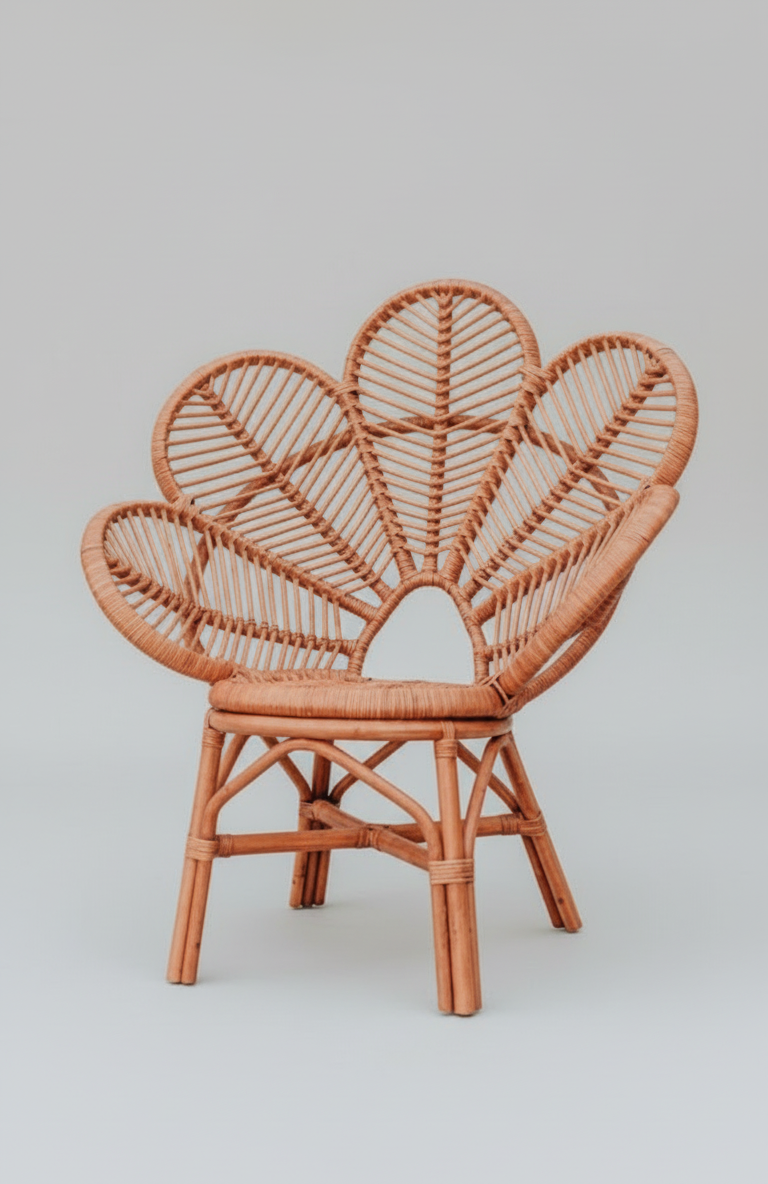 MONNA FLOWER CHAIR COGNAC