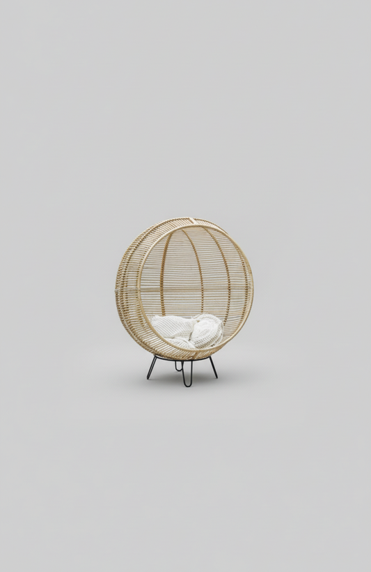 RATTAN HANGING CHAIR BALL SINGLE