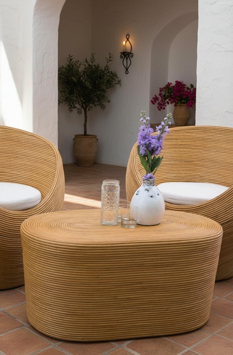 TEGAL TABLE OVAL NATURAL