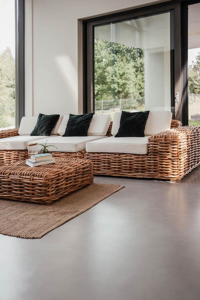 RATTAN SOFA MODULE CHAIR LEFT INGKA