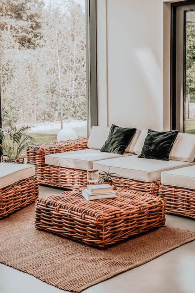 RATTAN SOFA MODULE CHAIR LEFT INGKA