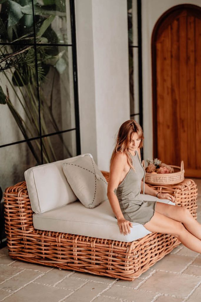 RATTAN SOFA MODULE CHAIR LEFT INGKA