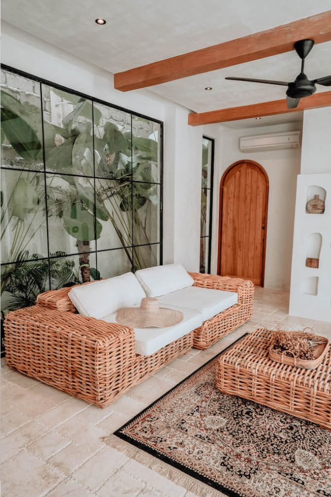 RATTAN SOFA MODULE CHAIR LEFT INGKA