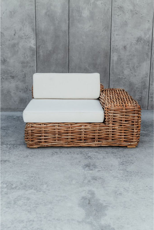 RATTAN SOFA MODULE CHAIR LEFT INGKA