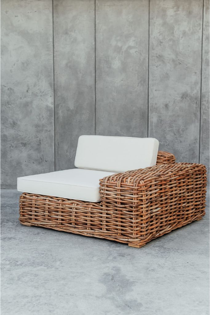 RATTAN SOFA MODULE CHAIR LEFT INGKA