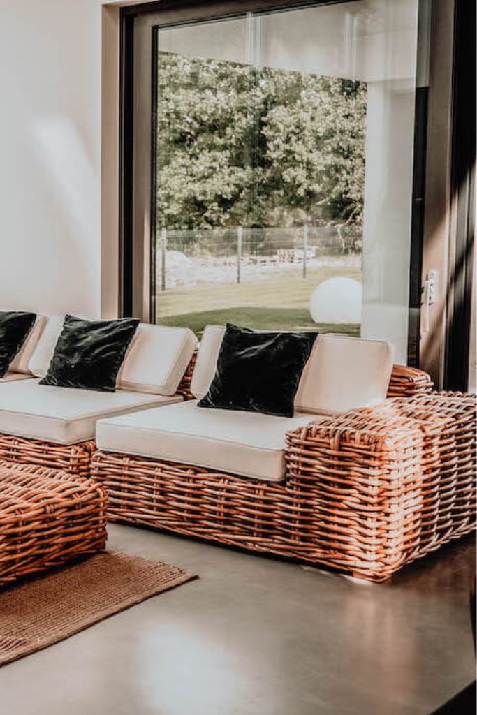 RATTAN SOFA MODULE CHAIR LEFT INGKA