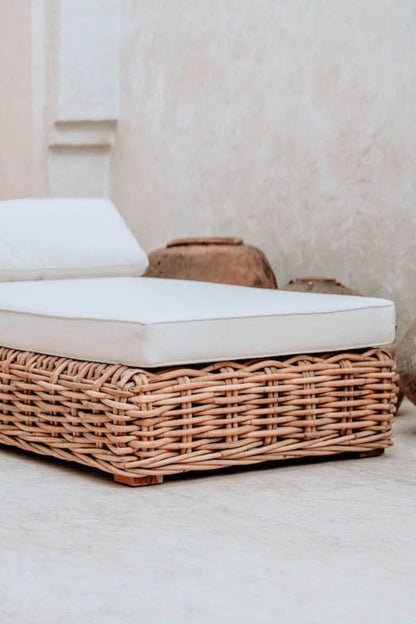 RATTAN SOFA MODULE LOUNGER INGKA