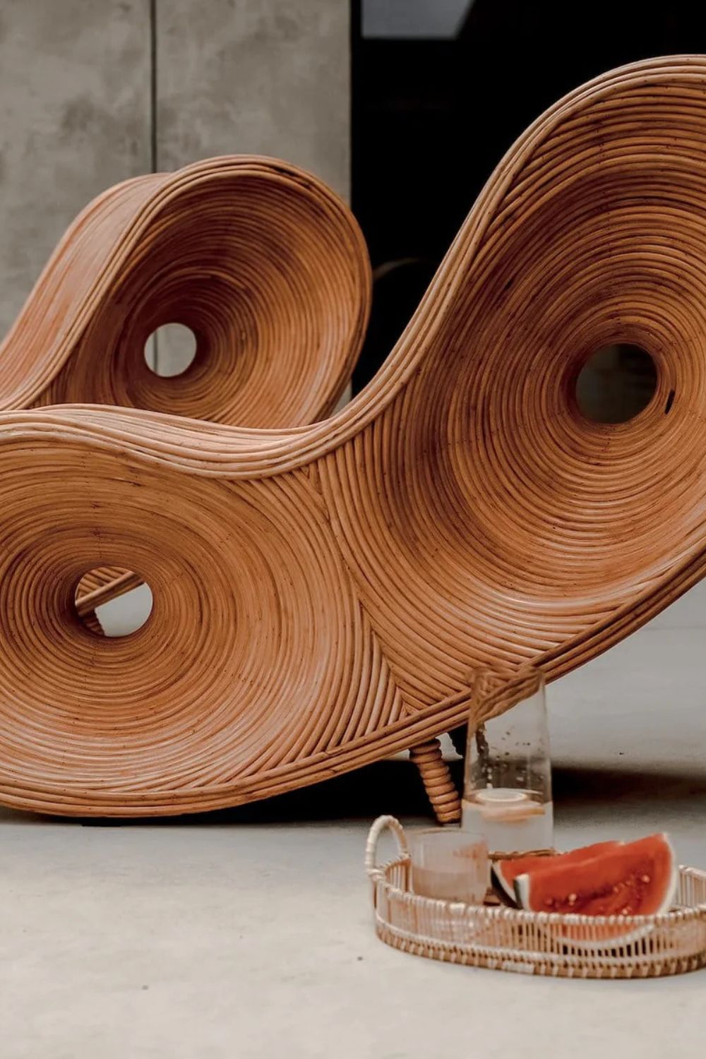 TEGAL ROBIN SUN LOUNGER COGNAC