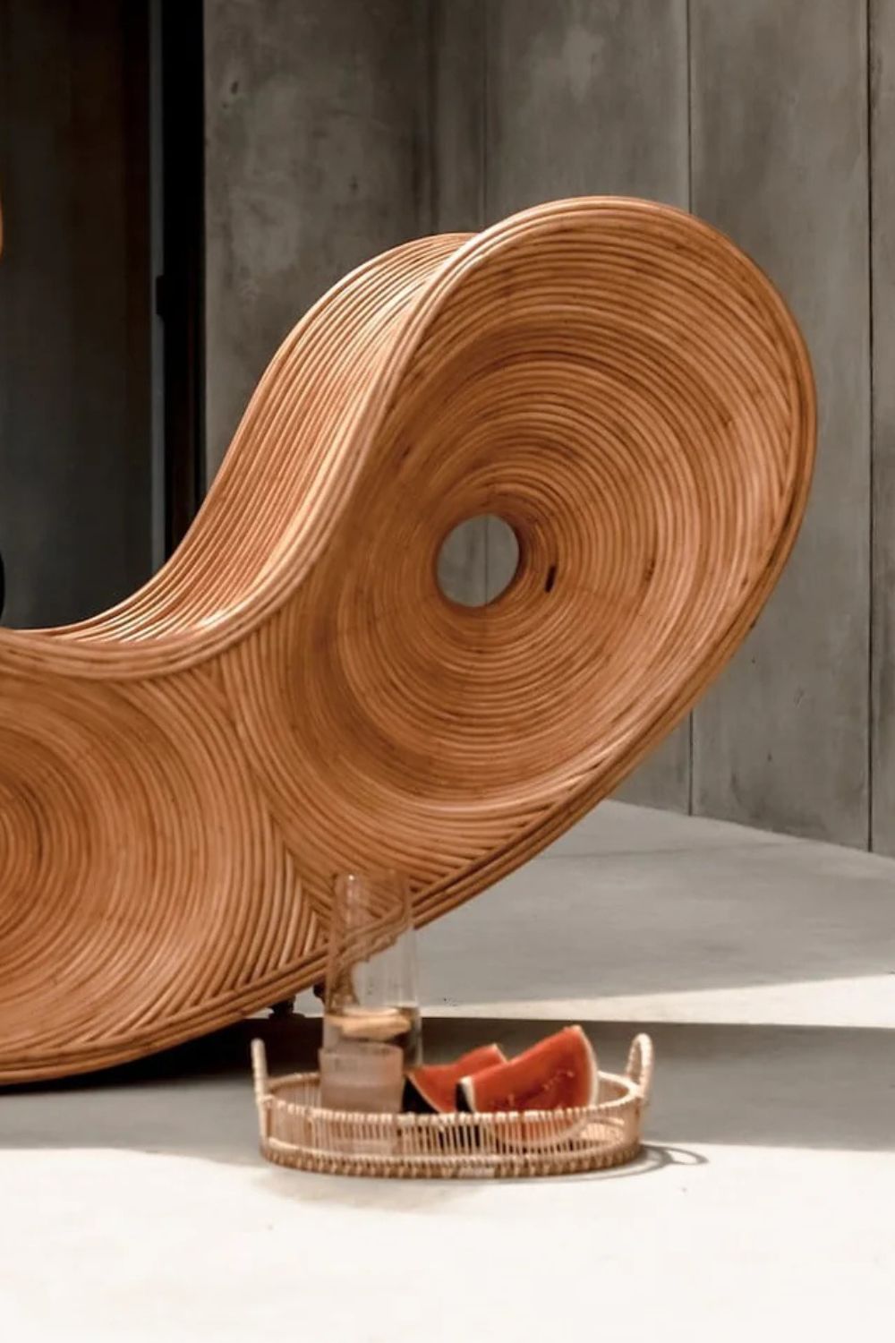 TEGAL ROBIN SUN LOUNGER COGNAC