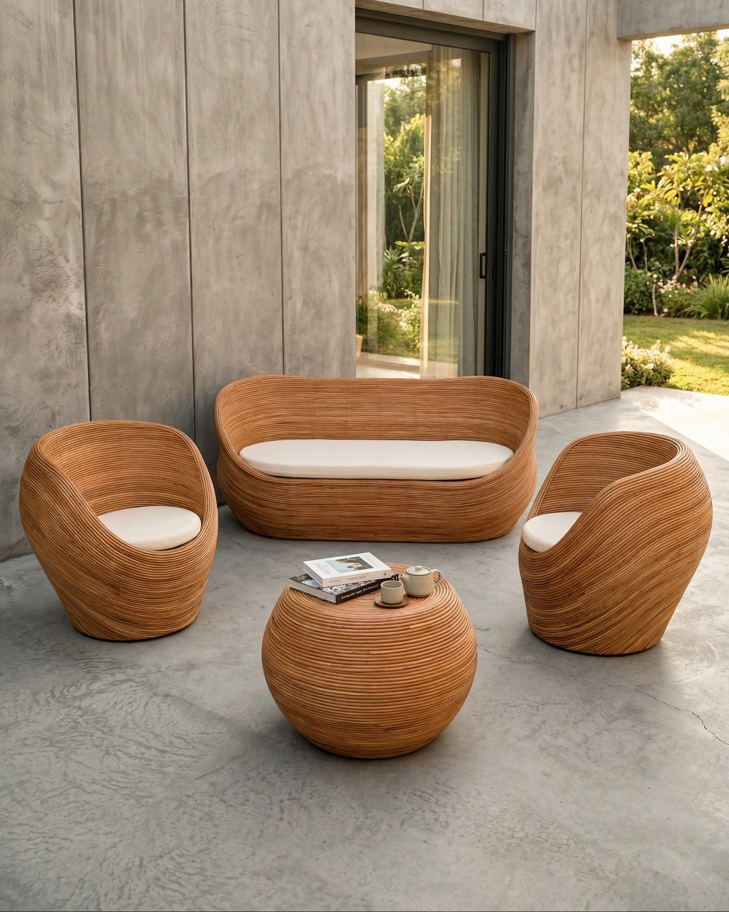 TEGAL ARMCHAIR BROWN