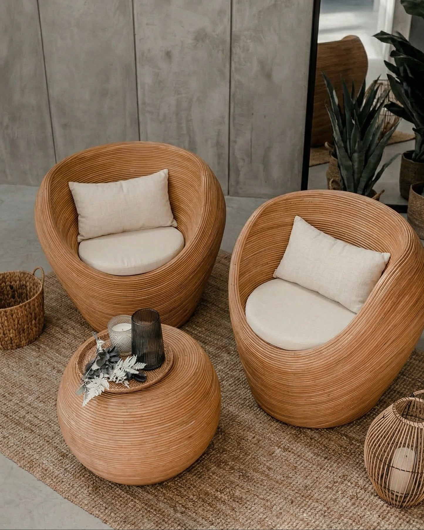 TEGAL ARMCHAIR BROWN