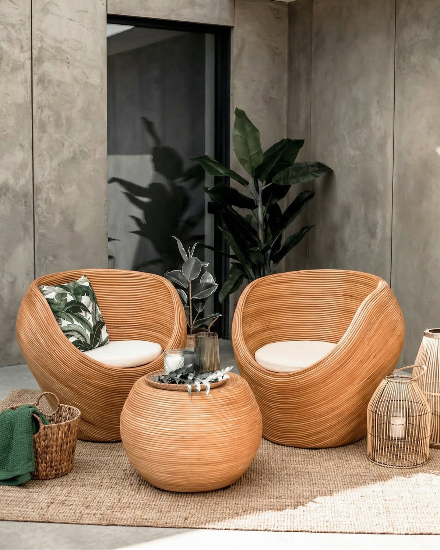 TEGAL ARMCHAIR BROWN