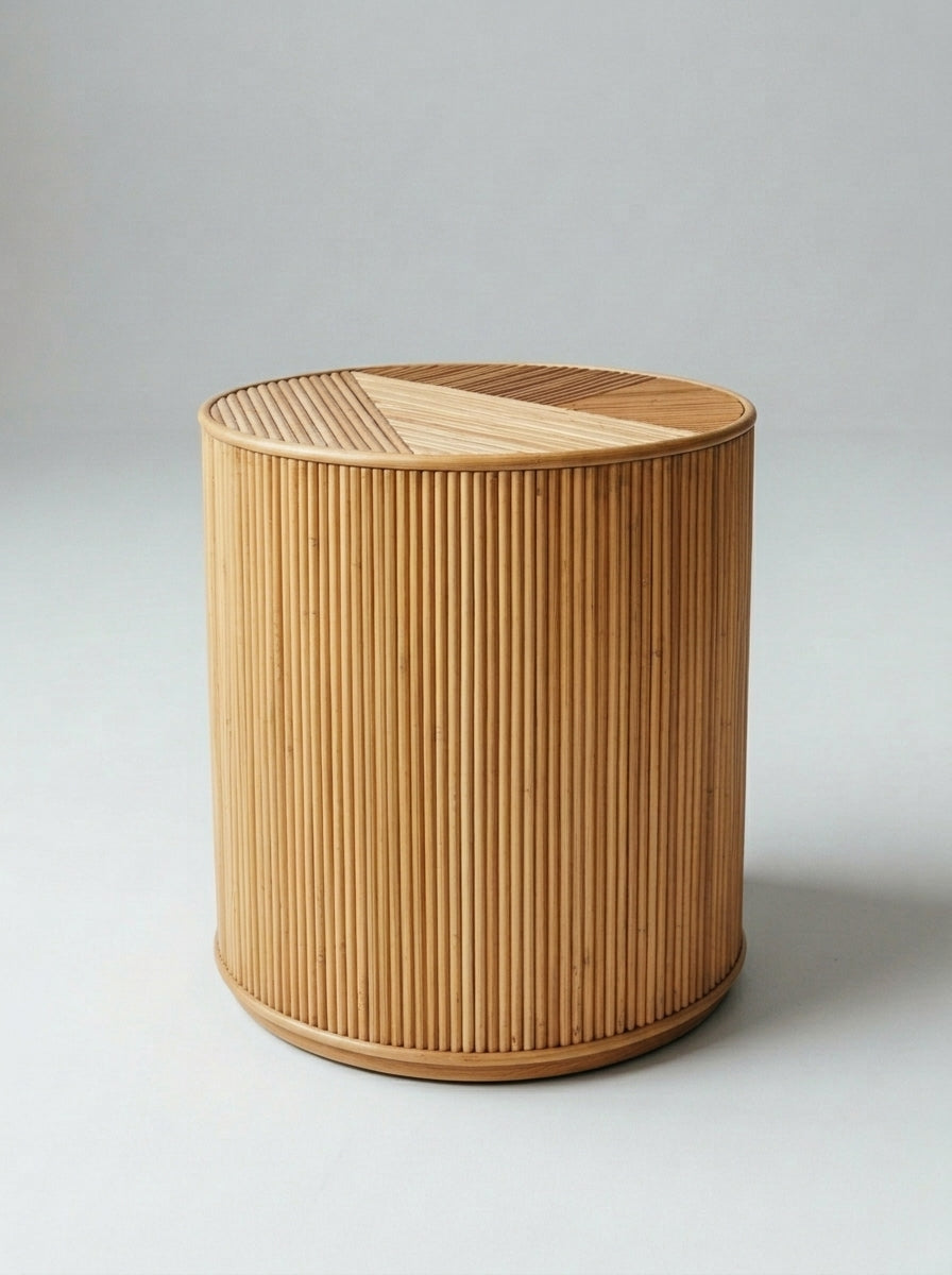 TEGAL JAY STOOL TABLE BROWN