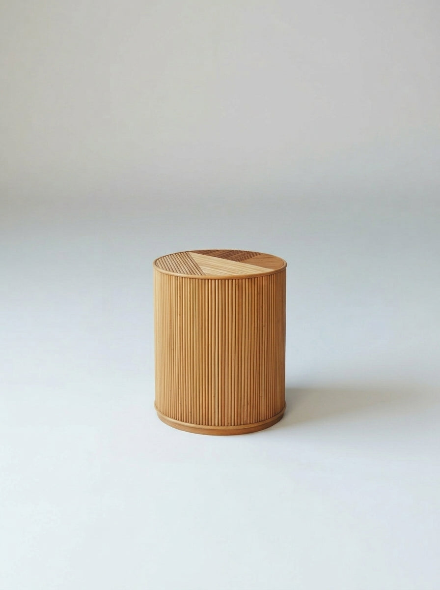 TEGAL JAY STOOL TABLE BROWN