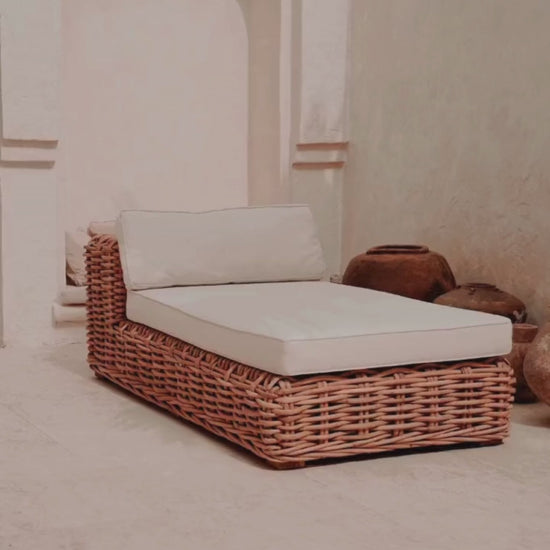 RATTAN SOFA MODULE LOUNGER INGKA