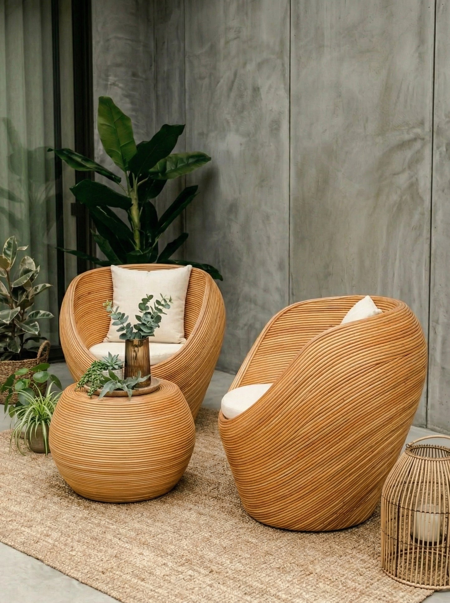 TEGAL ARMCHAIR BROWN