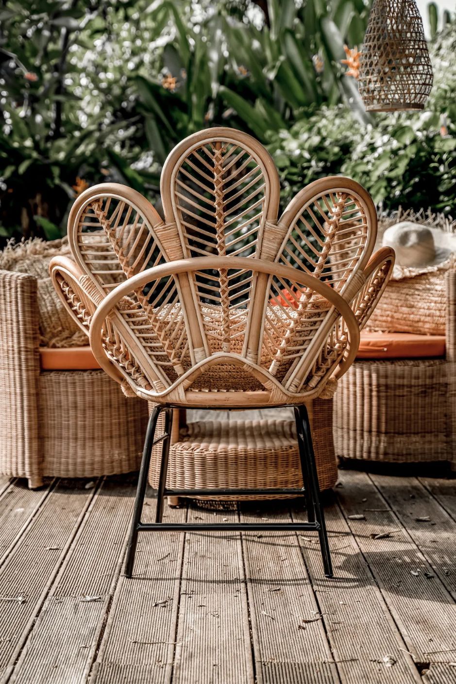 SIA FLOWER CHAIR NATURAL