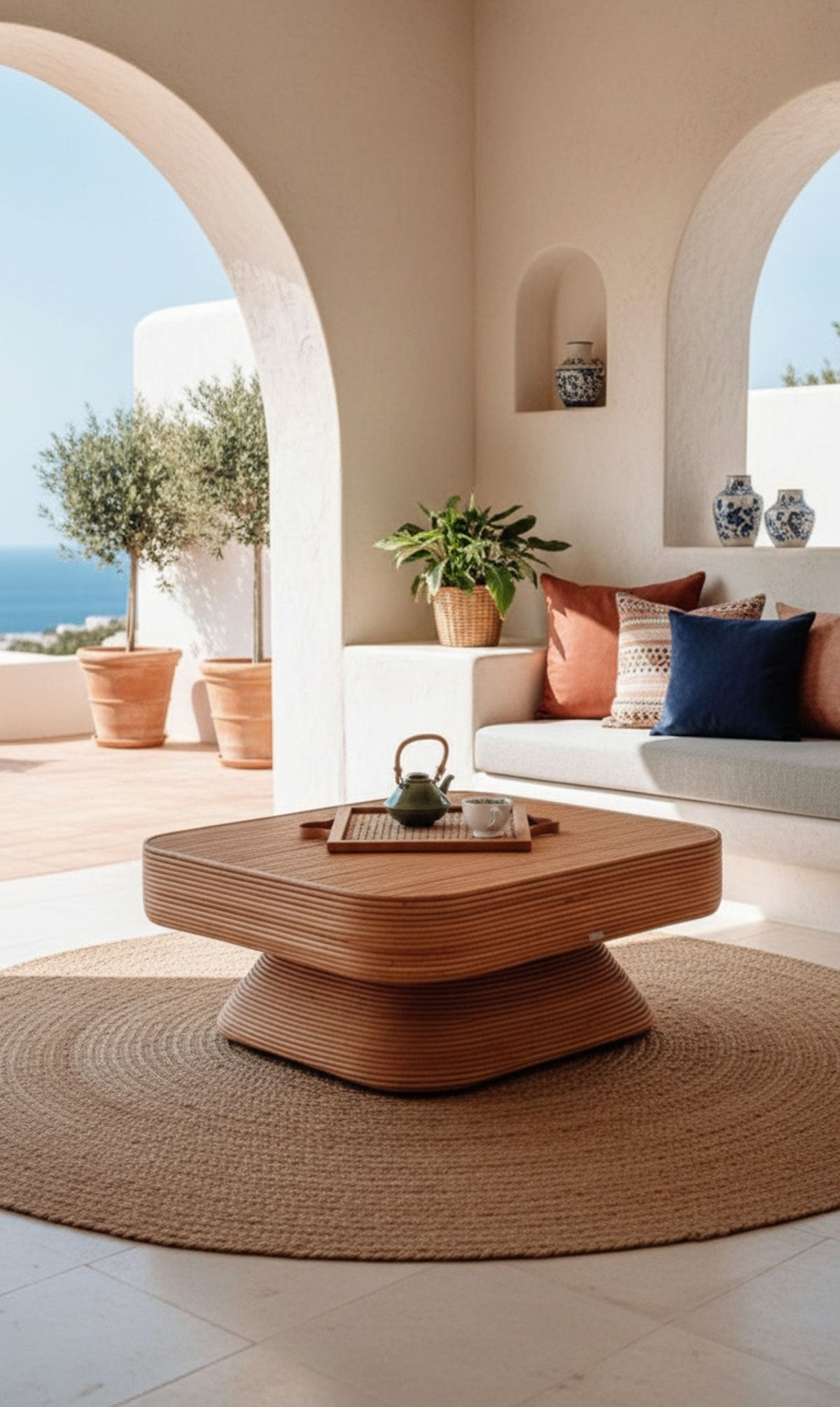 TEGAL CARLA TABLE TILTED